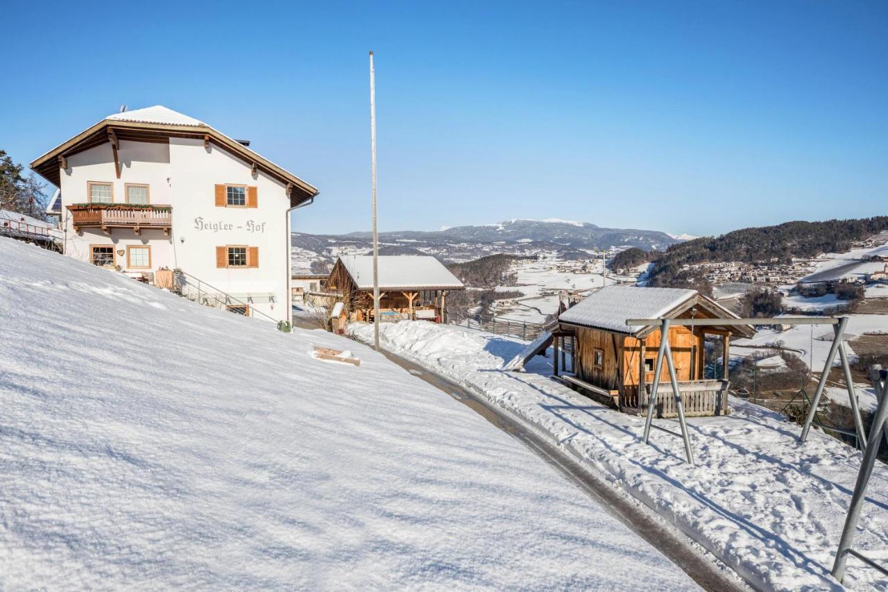 Wohnung Schlern Heigler Hof Steinegg Exterior foto